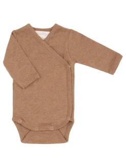 Nyfødt Slå-om Body - Almond