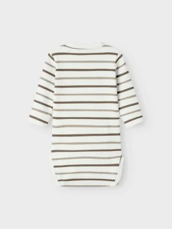 Ofant Langærmet Wrap Body - Cloud Dancer