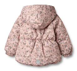 Olga Pufferjakke - Rose powder flowers