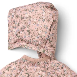 Olga Pufferjakke - Rose powder flowers