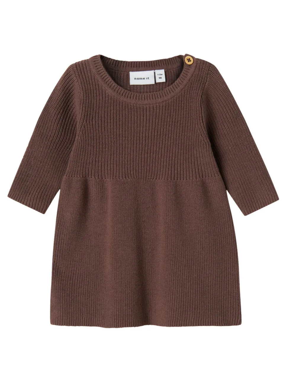 Olivina Strikkjole - Peppercorn