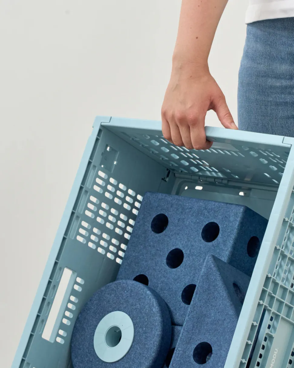 Opbevaringskasse - Sky Blue