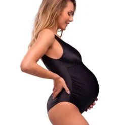 Original graviditets badedragt sort m