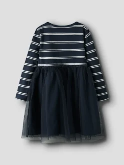 Orini Gurli Gris Tyl Kjole - Navy Blazer