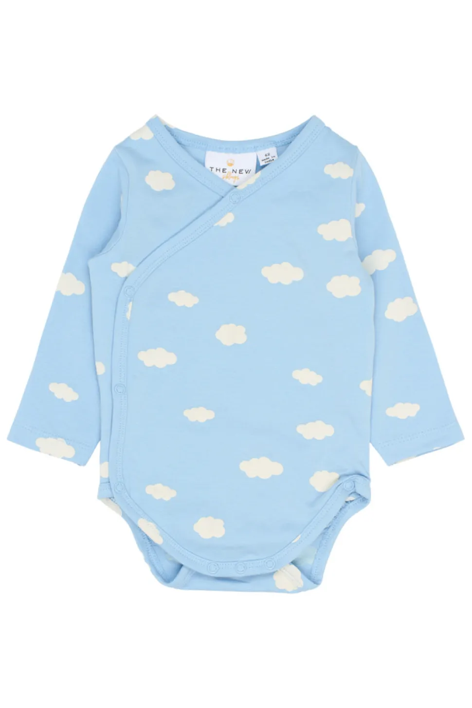 Paco Wrap Body langærmet - POWDERBLUE
