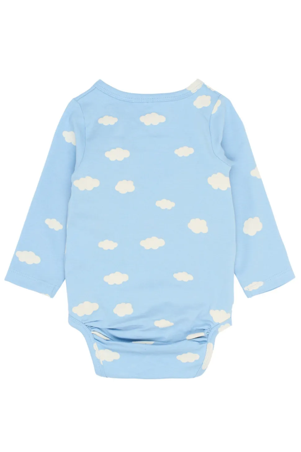 Paco Wrap Body langærmet - POWDERBLUE