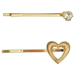 2-pak hårspænde - GULD