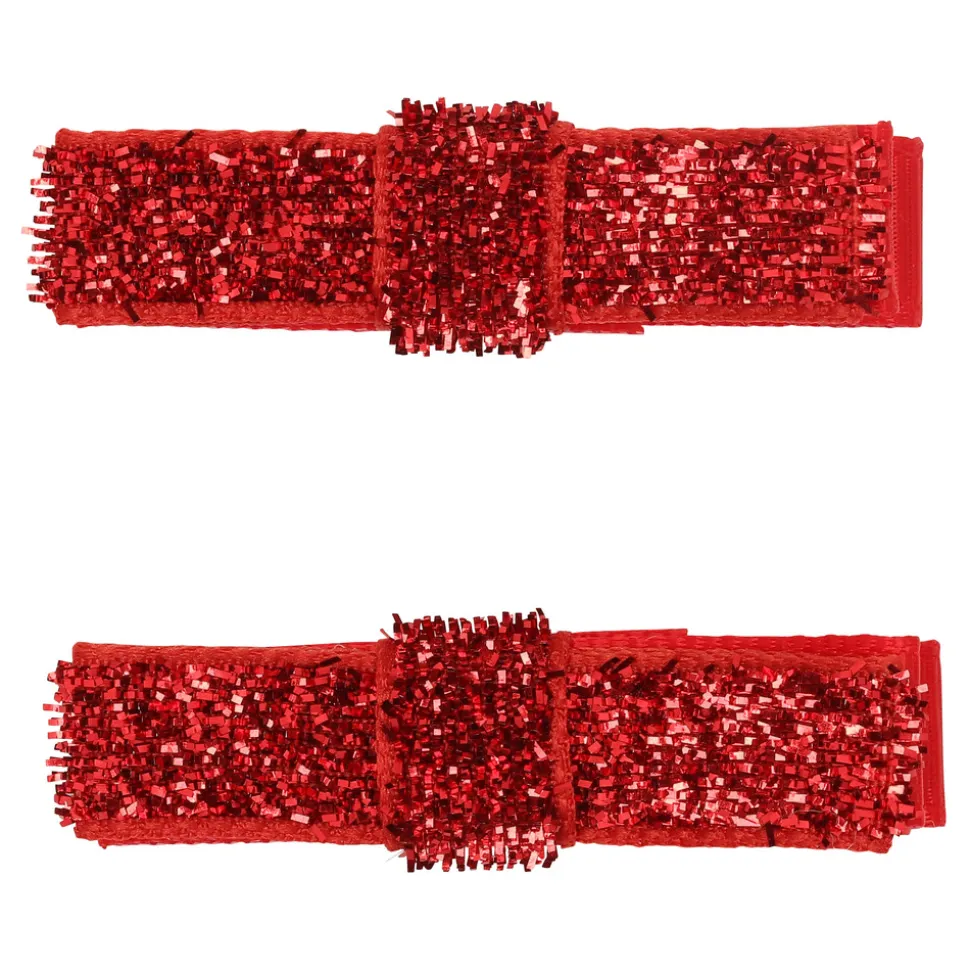 2-pak hårspænde - RØD