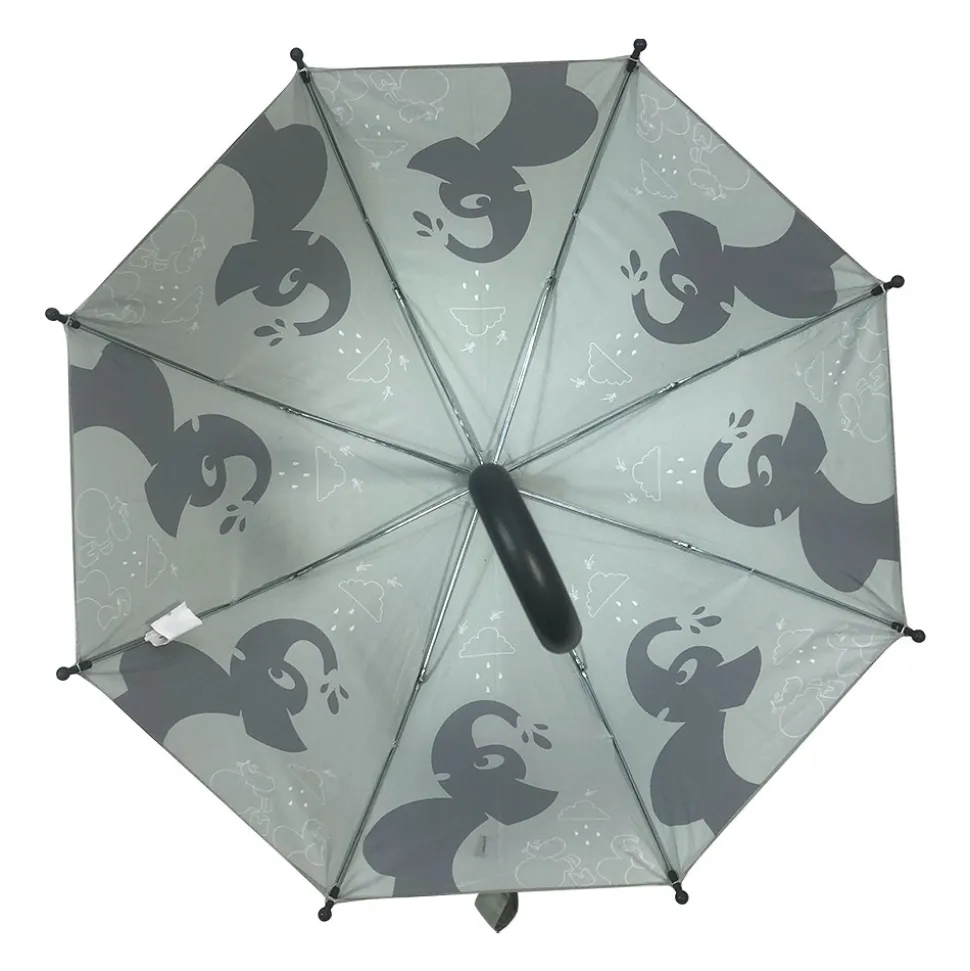 Paraply med elefantprint sage green