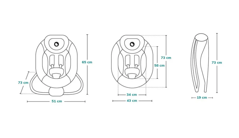 Pascal skråstol - grå dove
