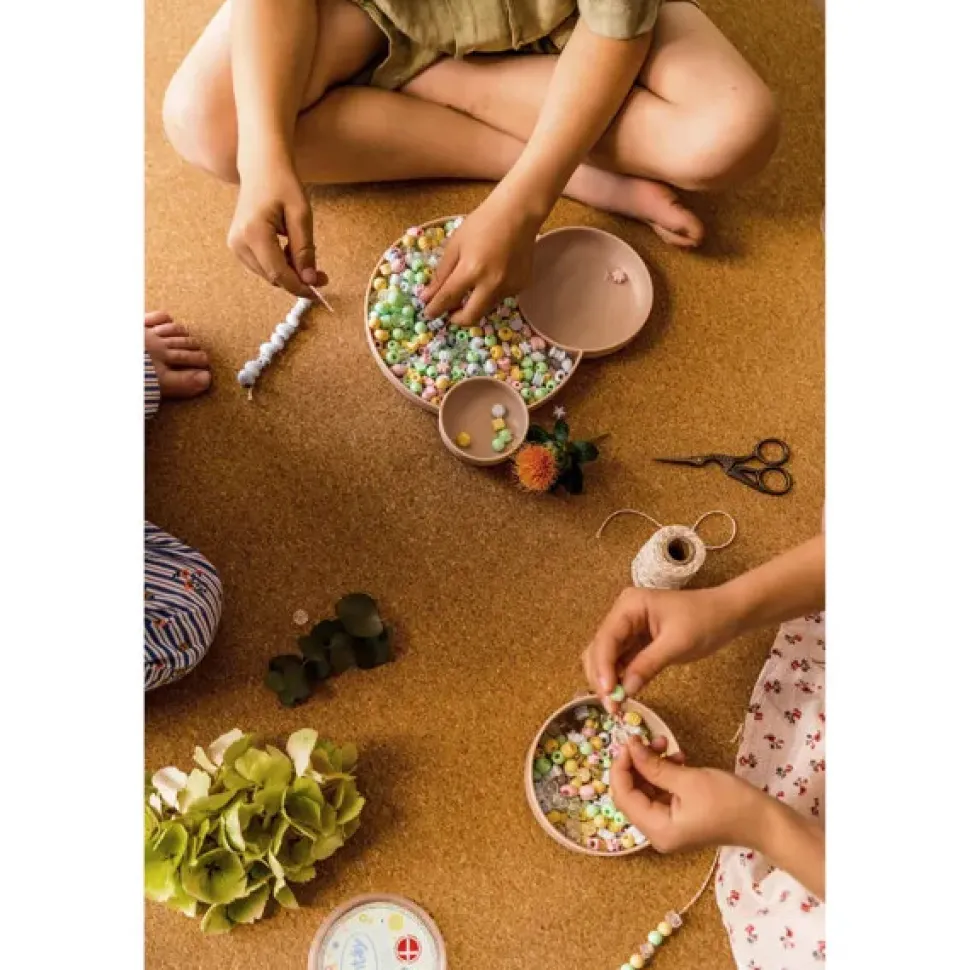 Pastel genbrug perler 1580 stk.