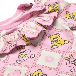 Paula Red Langærmet Body - Lace