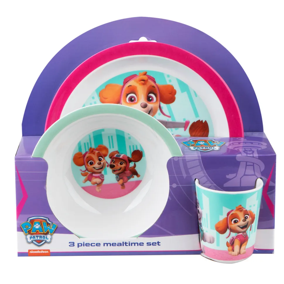 Paw Patrol 3 pcs set - Red - 100% melamin