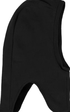 Pecan strikket Balaclava - Black