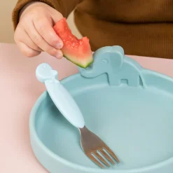 Peekaboo spisesæt - blå