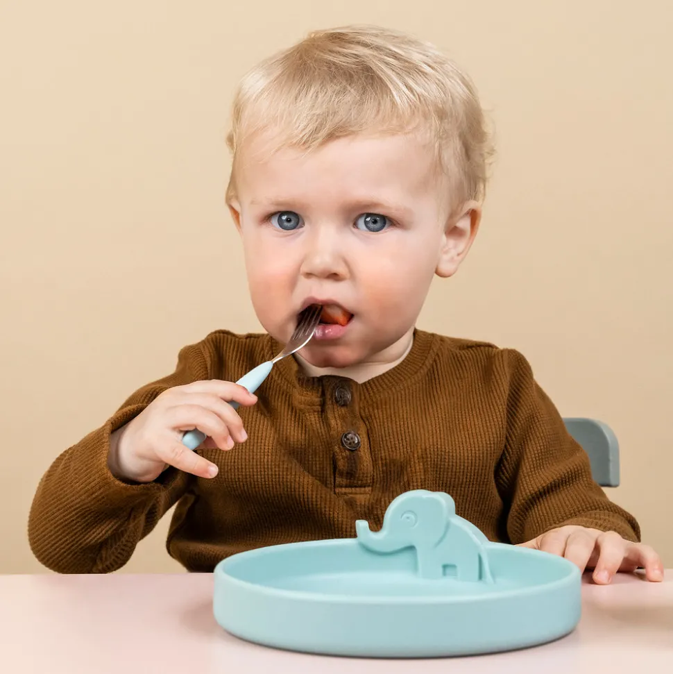 Peekaboo spisesæt - blå