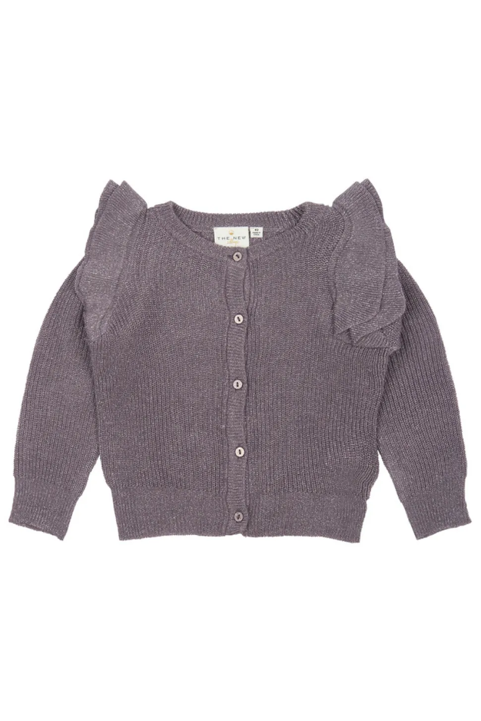 Perle Strik Glitter Cardigan - GRAY RIDGE
