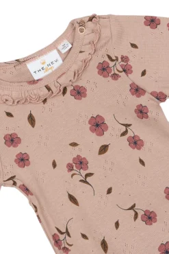 Picole Pointelle Body langærmet - Adobe rose