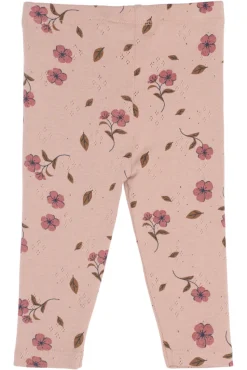 Picole Pointelle Leggings - Adobe rose