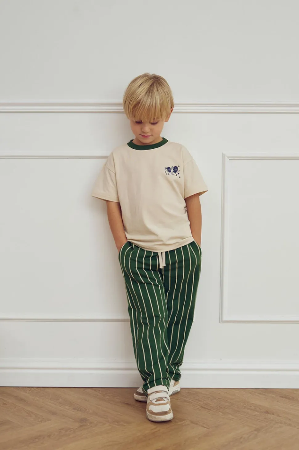 Pinstripe Sweatbukser - 690000266