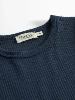 Plain Bluse - Pilot navy