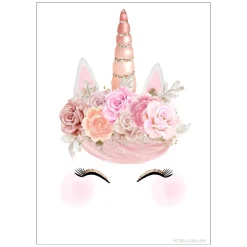 Plakat - Enhjørning A3