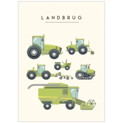 Plakat - Landbrugsmaskiner A3
