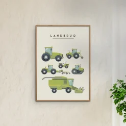 Plakat - Landbrugsmaskiner A3