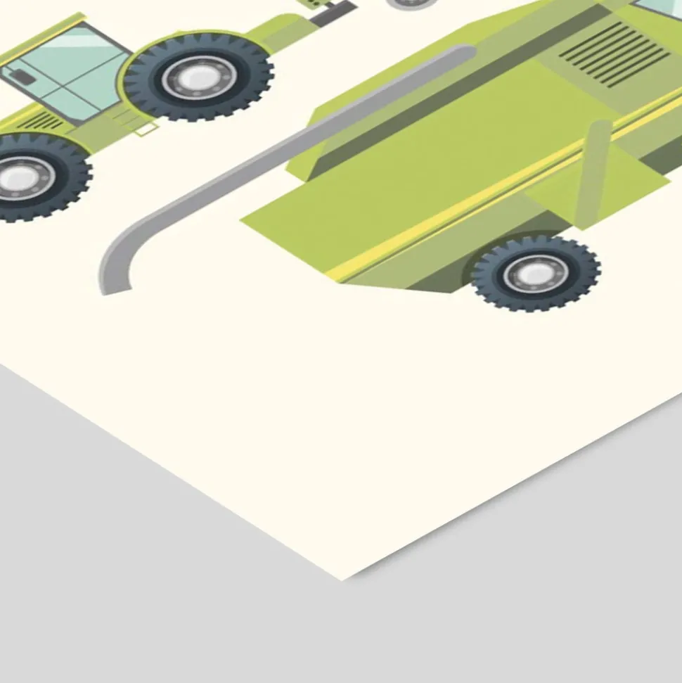 Plakat - Landbrugsmaskiner A3