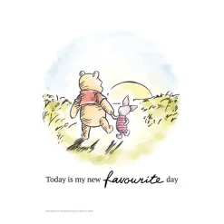 Plakat - Peter Plys - venskabssolnedgang