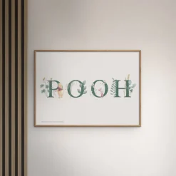 Plakat - Peter Plys og Grisling - havens navn