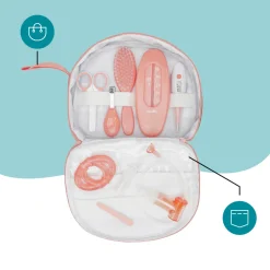 Plejesæt til baby - peach