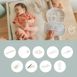 Plejesæt til baby - sand