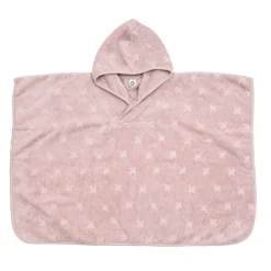 Poncho med hætte frotté - nightingaler 110-140