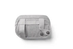 Pose med lommer til Bæresele Vævet mélange,Lysegrå