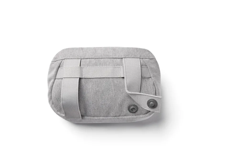 Pose med lommer til Bæresele Vævet mélange,Lysegrå