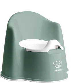 Pottestol - grågrøn