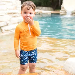 Premium Rash Badebluse - ORANGE