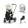 Priam klapvogn inkl. cloud T og base - off white/rosegold PLUS