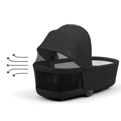 PRIAM Lux Barnevognskasse - Sepia Black