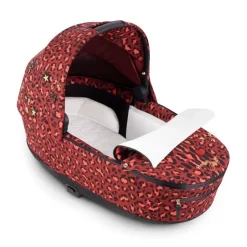 PRIAM Lux Barnevognskasse - Rockstar Rosenrot Red