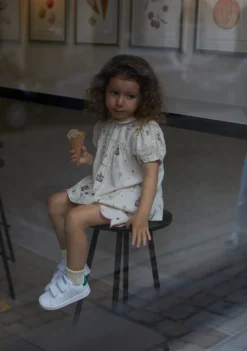 Printet shorts m. deco edge - TIVOLI