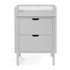 Puslebord med skuffer - stone grå