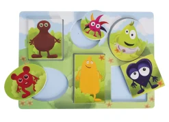 Puslespil i træ med titte-bøhmotiv