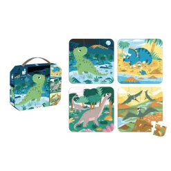 Puzzle-Progressive Difficulty Dinosaurs (4in1)