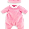 Pyjamas Pink + Hat 12"