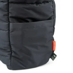 Quiltet pusle tote bag - Sort