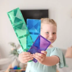 Ractangle Pack - magnetsæt 18 dele - rainbow