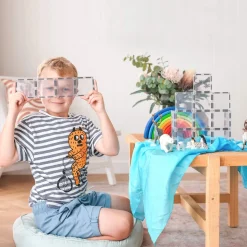 Ractangle Pack - magnetsæt 12 dele - clear