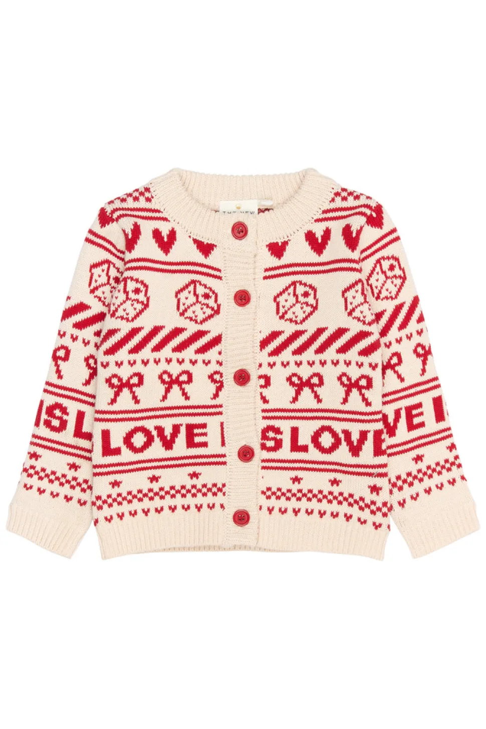 Regina Jacquard Cardigan - GARDENIA